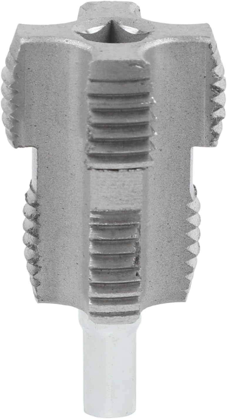 CRIDENG Dual Size Integrated Internal Pipe Threading Tool For 4 Point (20mm Outer Diameter) / 6 Point (25mm Outer Diameter) PVC Plastic Pipes, Water Pipe Internal Thread Opener For Electric Drill - Image 1